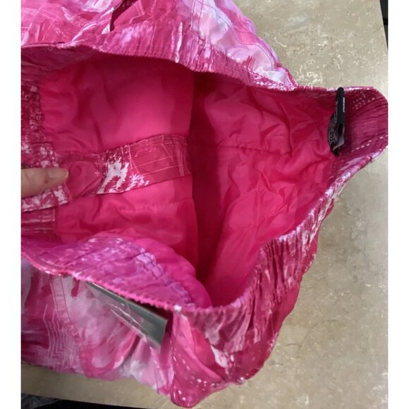 Mountain Expedition Snow Pants Girls Size 11 / 12 Abstract Camo Pink Color NWT - Picture 5 of 11